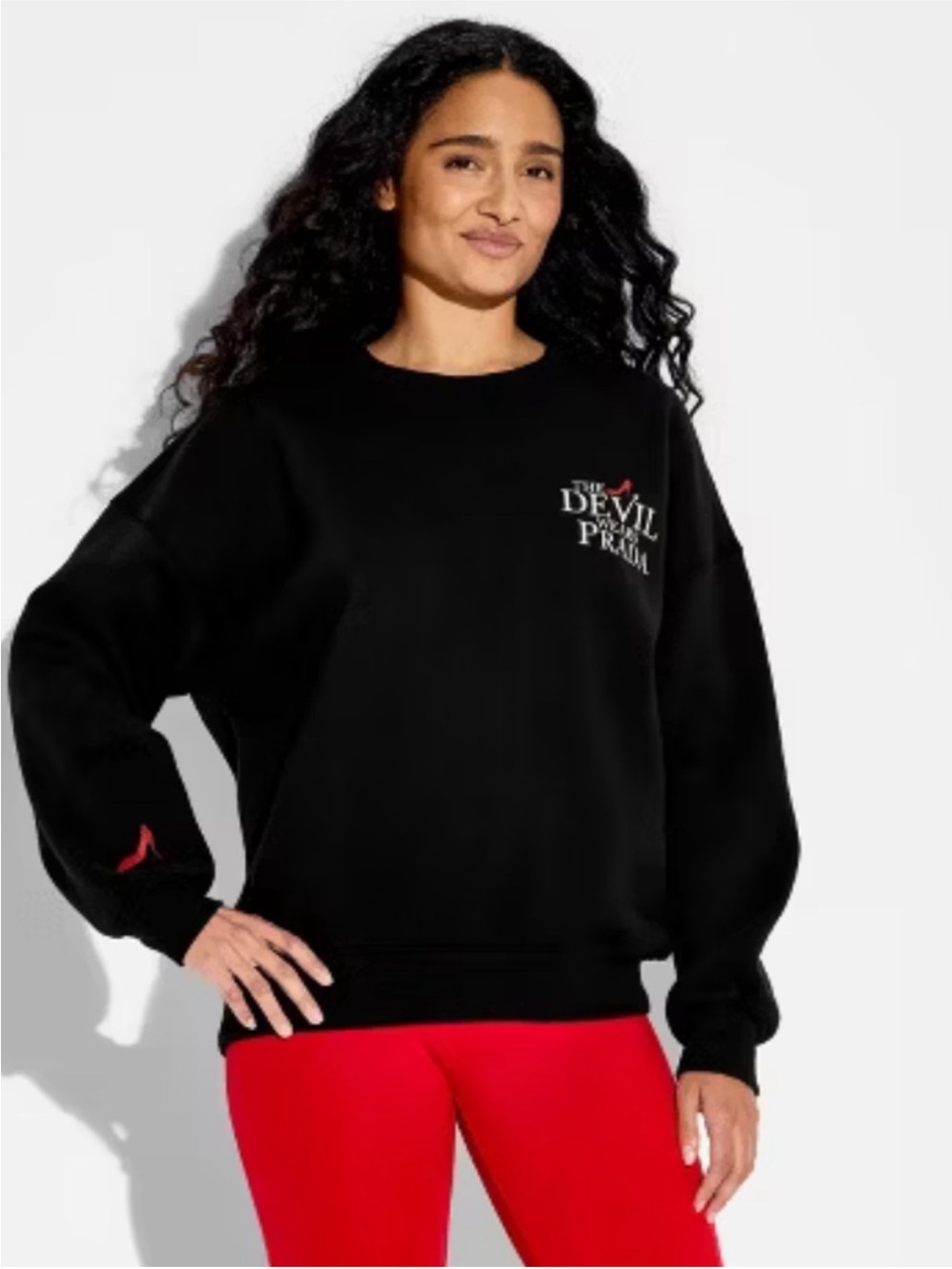 The Devil Wears Prada 2 Black Logo Crew Sweatshirt Sz S